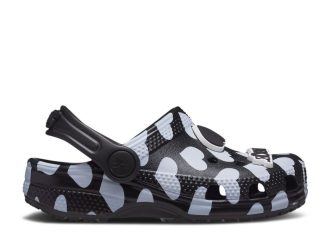 Awake NY x Classic Clog Kids “Thuis is waar het hart is – Zwart”