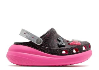 Barbie x Crush Clog “Zwart Roze”