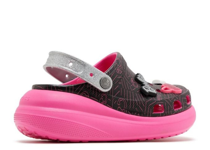 Barbie x Crush Clog “Zwart Roze”