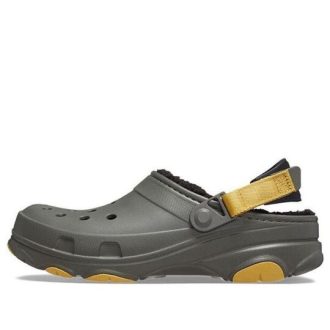 Crocs All-Terrian gevoerde klompen “Dusty Olive” 207936-3J5