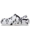 Crocs Baya gevoerde clog met fleecevoering, unisex, witgrijze pantoffels “White Grey” 205975-10M