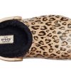 Crocs Baya gevoerde clog pantoffels met luipaardprint 205975-98R