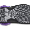 Crocs Baya gevoerde Fuzz Strap klompen “Zwart Paars” 20663309V