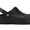 Crocs Baya gevoerde klomp “Zwart” 205969-060