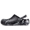 Crocs Baya gevoerde marmeren klompen “Zwart Zilver” 208333-0C4