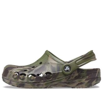 Crocs Baya Marble Fashion Outdoor Unisex Militair Groene Sandalen 206935-3TC