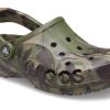 Crocs Baya Marble Fashion Outdoor Unisex Militair Groene Sandalen 206935-3TC