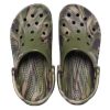 Crocs Baya Marble Fashion Outdoor Unisex Militair Groene Sandalen 206935-3TC