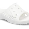 Crocs Baya Minimalistische Casual Pantoffels Wit 12000-100