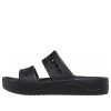Crocs Baya Platform Sandalen “Zwart” 208188-001