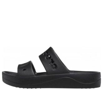Crocs Baya Platform Sandalen “Zwart” 208188-001