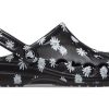 Crocs Baya Seizoensgebonden Geprinte Klompen “Black Daisy” 206230-0ZI