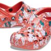 Crocs Baya Seizoensgebonden Geprinte Klompen “Spicy Orange White” 206230-82Z