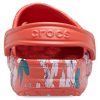 Crocs Baya Seizoensgebonden Geprinte Klompen “Spicy Orange White” 206230-82Z