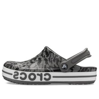 Crocs Bayaband Beach Gray Black Sandals “Grey Black” 206232-0DY