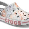 Crocs Bayaband Beach lichtgrijze bloemen sandalen 206232-0GN