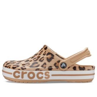 Crocs Bayaband Beach Sandalen Luipaardprint 206232-90L