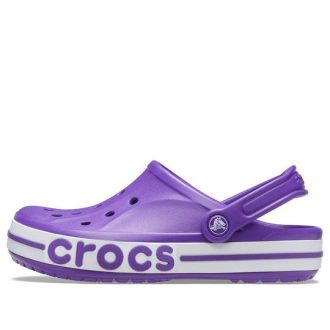 Crocs Bayaband Clog Slijtvaste Comfortabele Strandsport Unisex Paarse Sandalen 205089-520