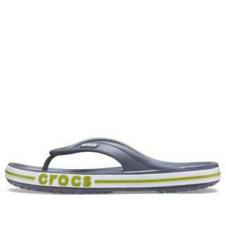 Crocs Bayaband Flip antislip slijtvaste casual grijsgroene pantoffels “Grijsgroen” 205393-0A3