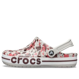 Crocs Bayaband Printed Classic Clogs “Wit Bruin Rood” 205840-1CD