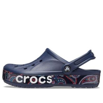 Crocs Bayaband Printing Sandalen Unisex Blauw 206233-410