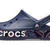 Crocs Bayaband Printing Sandalen Unisex Blauw 206233-410