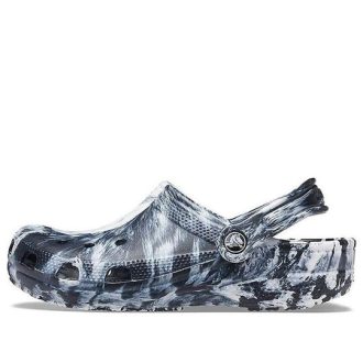 Crocs Beach Marble Unisex Zwart Wit Sandalen “Black White” 206867-103