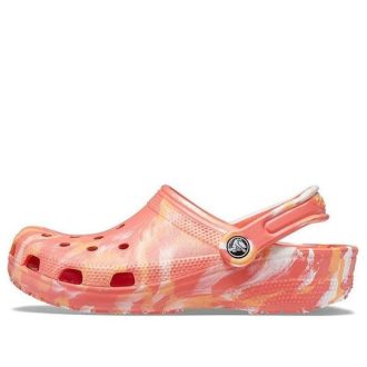 Crocs Beach Orange Marble Sandalen 206867-6SN