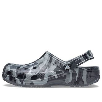 Crocs Beach Sandalen Grijs Camouflage Unisex 206454-0IE