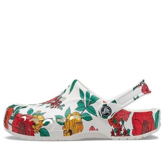 Crocs Beach White Flowers Sandalen “Wit Rood Groen” 206230-10D