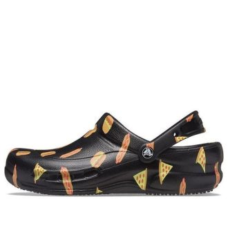 Crocs Bistro Graphic Clog Stijlvolle Casual Zwarte Sandalen 204044-0FN