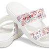 Crocs Classic Antislip Slijtvaste Sportpantoffels Unisex Wit 207350-94S