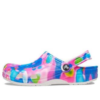 Crocs Classic Beach Sandalen Unisex Blauw Roze 207556-102