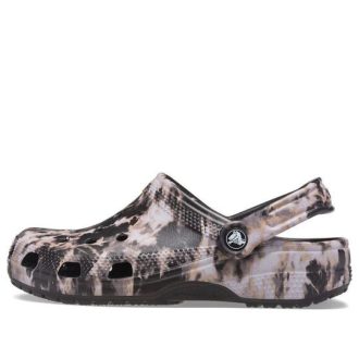 Crocs Classic Bleach Dye Clogs “Zwart Wit” 207326-001
