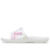 Crocs Classic Bleach Dye Slides “Wit Roze” 207411-94S
