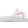 Crocs Classic Bleach Dye Slides “Wit Roze” 207411-94S