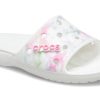 Crocs Classic Bleach Dye Slides “Wit Roze” 207411-94S