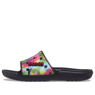 Crocs Classic Bubble Block Slides “Zwart Multi” 207408-0C4