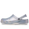 Crocs Classic Casual Unisex Metallic Zilver Roze Sandalen 207551-90H