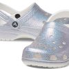 Crocs Classic Casual Unisex Metallic Zilver Roze Sandalen 207551-90H