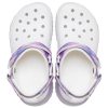 Crocs Classic Casual Unisex Wit Paarse Sandalen “Wit Paars” 207772-577