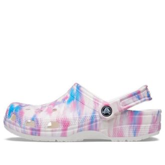 Crocs Classic Casual Unisex Wit Roze Blauw Sandalen “Wit Roze Blauw” 207567-94S
