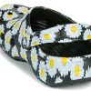 Crocs Classic clo daisy Full Print Sandalen Unisex Zwart 206375-0ZI