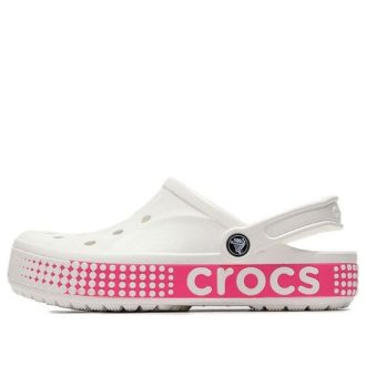 Crocs Classic Clog Ademende Antislipschoen Roze Wit 206852-100