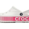 Crocs Classic Clog Ademende Antislipschoen Roze Wit 206852-100