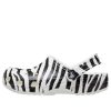 Crocs Classic Clog Animal Print Strandsandalen Zwart Wit 206676-1DE