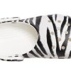 Crocs Classic Clog Animal Print Strandsandalen Zwart Wit 206676-1DE