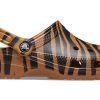 Crocs Classic clog Animal Printing Beach Tiger Stripes Gele Sandalen 206676-2ZF