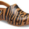 Crocs Classic clog Animal Printing Beach Tiger Stripes Gele Sandalen 206676-2ZF