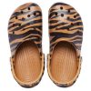 Crocs Classic clog Animal Printing Beach Tiger Stripes Gele Sandalen 206676-2ZF